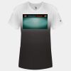 Women's V-Neck Ombre T-Shirt Thumbnail